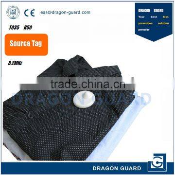 EAS System Accessory Garment Round Security Tag, Anti-theft Clothing Tags, 8.2mhz rf Eas Hard Tag