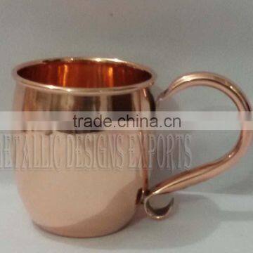 Copper Moscow Mule Barrel Mug 14 Oz