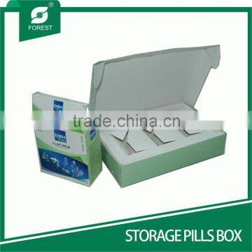 ECO-FRIENDLY CHIPBOARD BOXES FOLDED STORAGE PILLS BOX photo-6