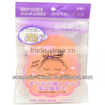 Hot Sell Protable Washing Face Puff&Makeup Sponge with 2pcs