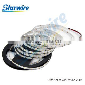 DC12V/24V 120LEDs/m CRI>90 SMD2216 LED Strip 5mm PCB