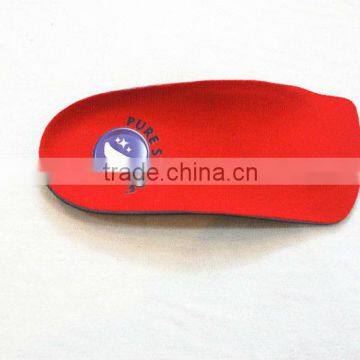 Half EVA PVC sheet Orthotic insole