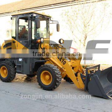 CE approved 1 ton 1000kg mini loader with pallet fork