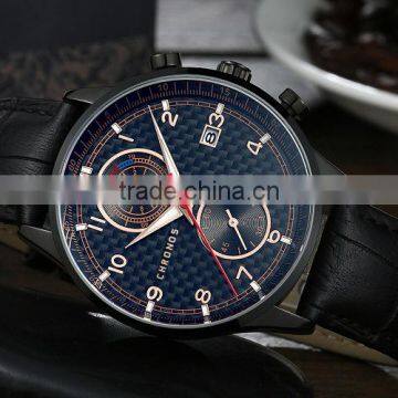 Fashion Curren Man Women Watches Nubuck Leather Wrist Watch photo-3