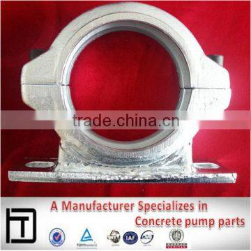 Forging Concrete Pump Parts 2 bolt mounting Clamp DN125 5.5"