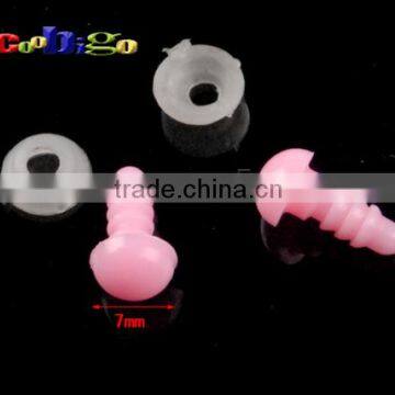 1/4''(7mm) Plastic Safety Lovely BabyPink Eyes Buttons DIY Accessories For Teddy Bear Toys Dolls #FLN011 photo-5