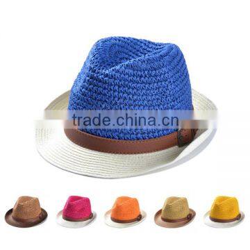 2015 Wholesale Promotional Cheap Manufacture Fashion China Braid Straw Cowboy Hat