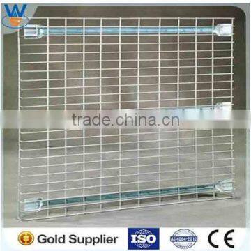 Galvanized customized zinc finish steel mesh shelf wire deck for pallet rack manufacturer