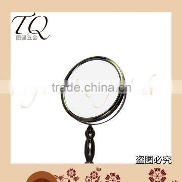 Desktop Magnifying Antique Nickel Mirror photo-2