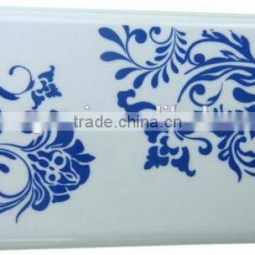 3500Mah blue and white porcelain battery charger for mobile phone also with led light in many kinds of pictures