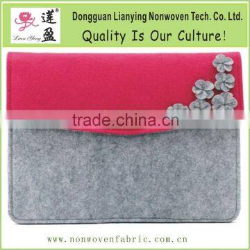 Gray Felt Bag for IPad Mini With Elastic Belt photo-5