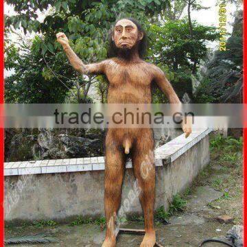 high quality realistic animatronic human/primitive man/ape man