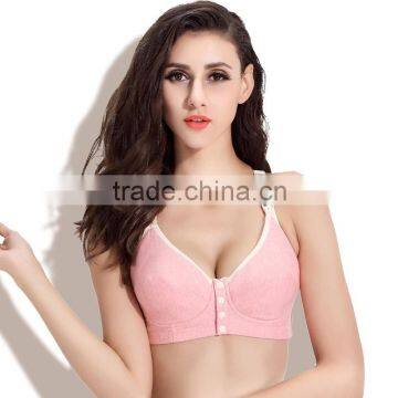 Women's Padded Maternity Underwire Nursing Bra With Front Buckle photo-4