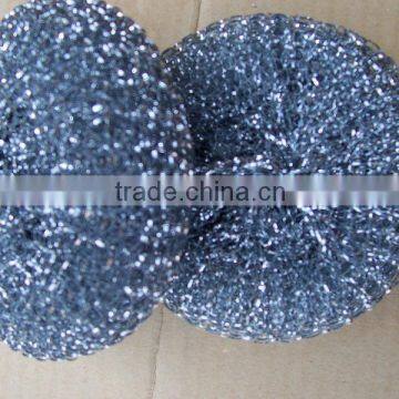 galvanized wire mesh scrubber for dish cleaning