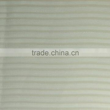 plain dyed 100% polyester chiffon stripe jacquard fabric, summer dress cloth