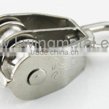 Stainless Steel Swivel Double Pulley