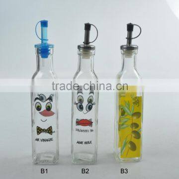 wholesale interesting glass oil bottle