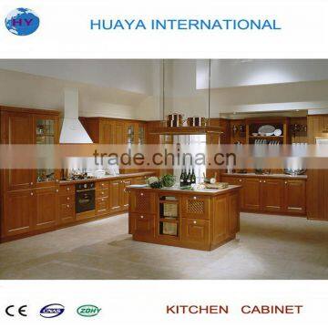 pvc kitchen cabinet wood grain color