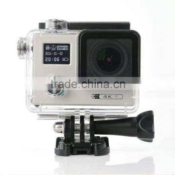 New Arrival F88 Voice Prompt 70-170 Degrees with Gyro Stabil Anti Shake 4K Ultra HD Dual Screens action Camera