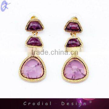 2014 Simple Design Wholesale Cheap Jewelry Pendant Fashion Hanging Earrings For Women Jewelry