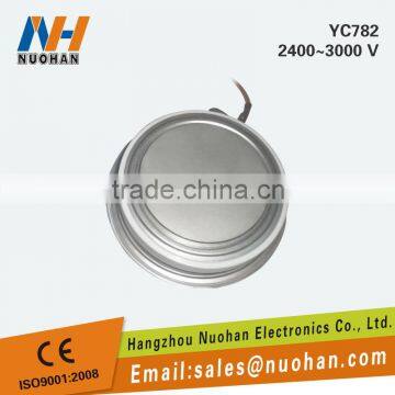 YC782 2300A 2200~2600V SCR High Current High Voltage Disc Type Ceramic Thyristor photo-2