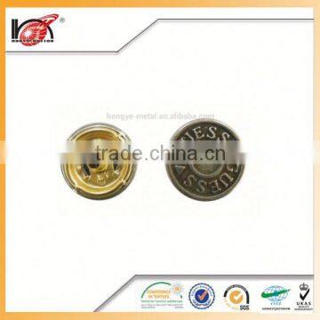 15Mm Dull Silver Metal Eco Friendly Four Parts Press Snap Button For Garment photo-6