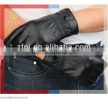 2014 New Elegant Genuine Leather Driving Gloves for Man