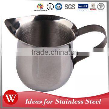 New style milk frothing pitcher stainless steel milk jug 90ML/150ML/240ML