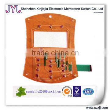 PCB flexible touch membrane switch sensor silver ink printing