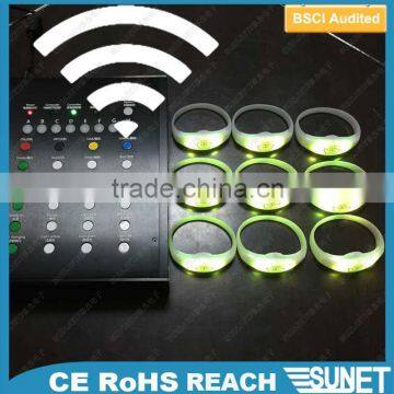 party supply ABS blinking led bracelet remote controlled