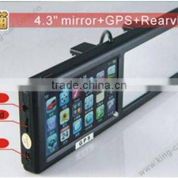 4.3inch rear view mirror TFT display GPS navigation