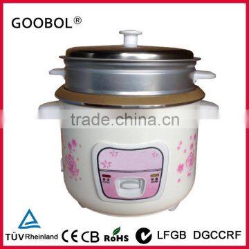 Straight Rice Cooker, S/S Lid, One Body Rice Cooker