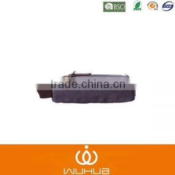 High Quality Genuine Leather Unisex Canvas Travel Shaving Kit photo-2