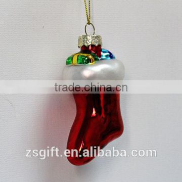 ablaze christmas handicrafts glass hanging ornaments