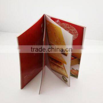 High quality booklet catalogue brochure printing/trip-fold printing presentation folder printing