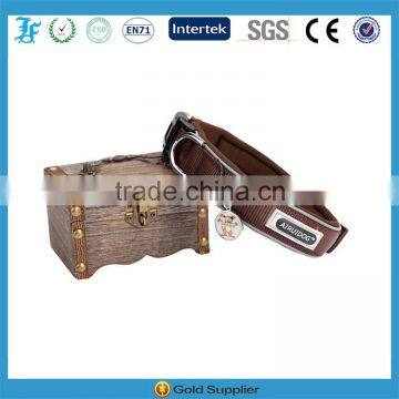 Nylon Webbing Collar for Dog With Neoprene and Velcro photo-6