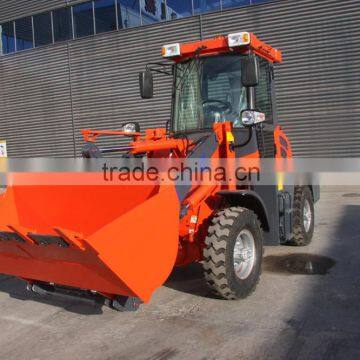 farm tractor 1t mini wheel loader with joystick and air condition for sale