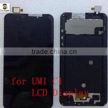 6.44" UMI C1 LCD Display Digitizer + touch Screen and frame For UMI Cross Vinus C1 Screen