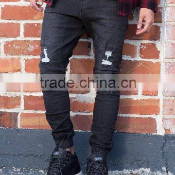 men washed hole jeans wholesale price Destroy Pursuit Jogger Jeans                        
                                                Quality Choice