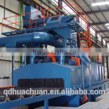 Section Steel Pass Through Roller Conveyor Shot Blasting Machine Automatic Blasting Machine
