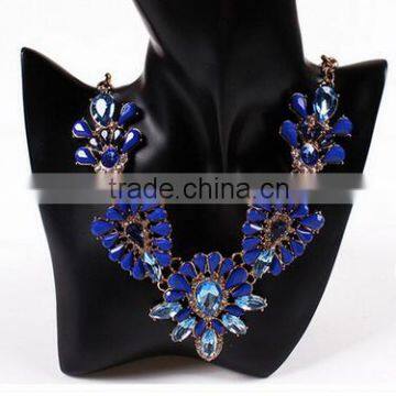 CZ900925 Hot Fashion Women Jewelry Necklace Chain Statement Bib Chunky Collar Pendant