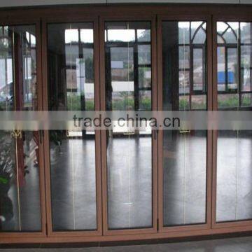 2016 newest high quality aluminum bifold door 6063T5 with Germany accessories on sale