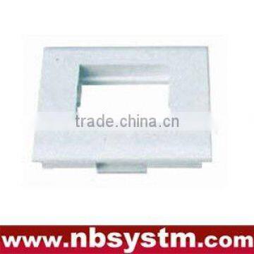 Face Plate, French type, suitable for 45x45mm or 2pcs 45x22.5mm face plate. size:80x80mm