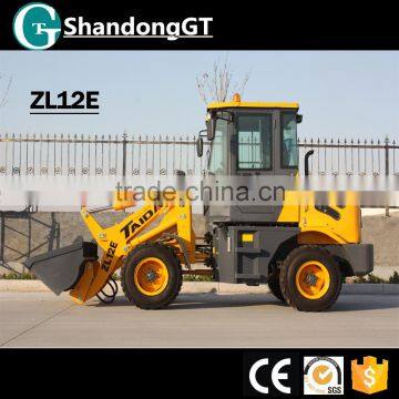 1.2t mini Hydraulic backhoe wheel loader