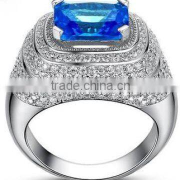 Unique Jewelry Fashion Jewelry Natural Stone With Standrad 316l Stainless Steel Ring
