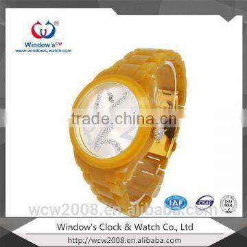 Colorful jelly watch silicon material wrist watch with fashion style