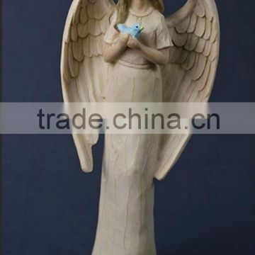 9" angel statue made of ceramic