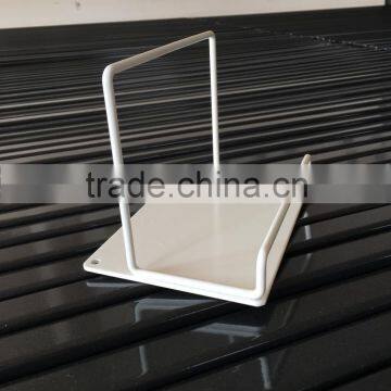 Powder Coating White Counter Top Book Store Display Shelves photo-4