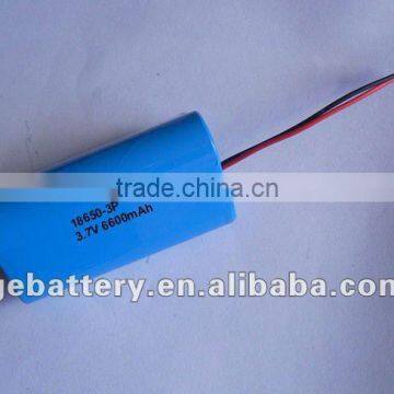 Rechargeable Li-ion Battery Pack with 6600mAh