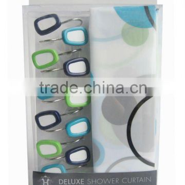 peva shower curtain polyester shower curtain ,bath curtain ,pvc shower curtain